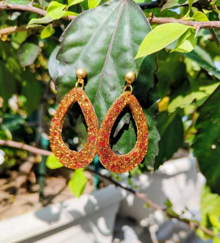 Golden Ember Hoops