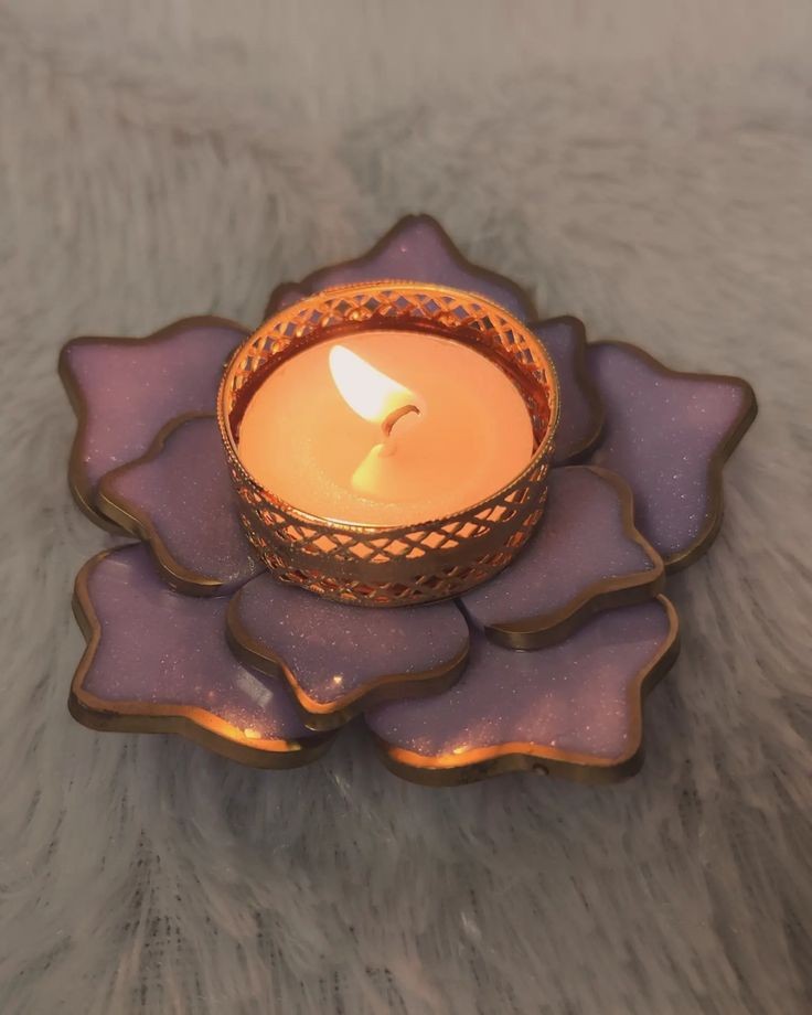 Resin Tealight Candle Holder