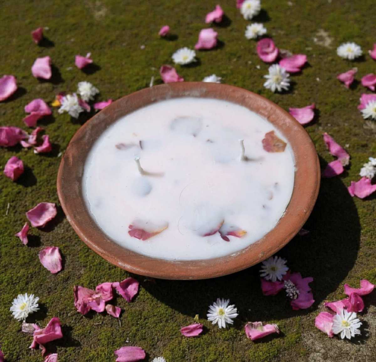 Earthen Rose Serenity Candle