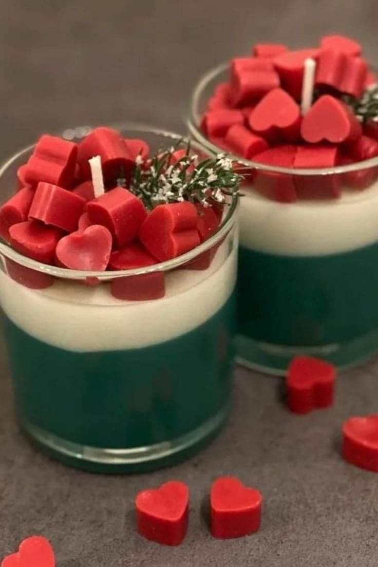 Candy Cane Delight Xmas Candle