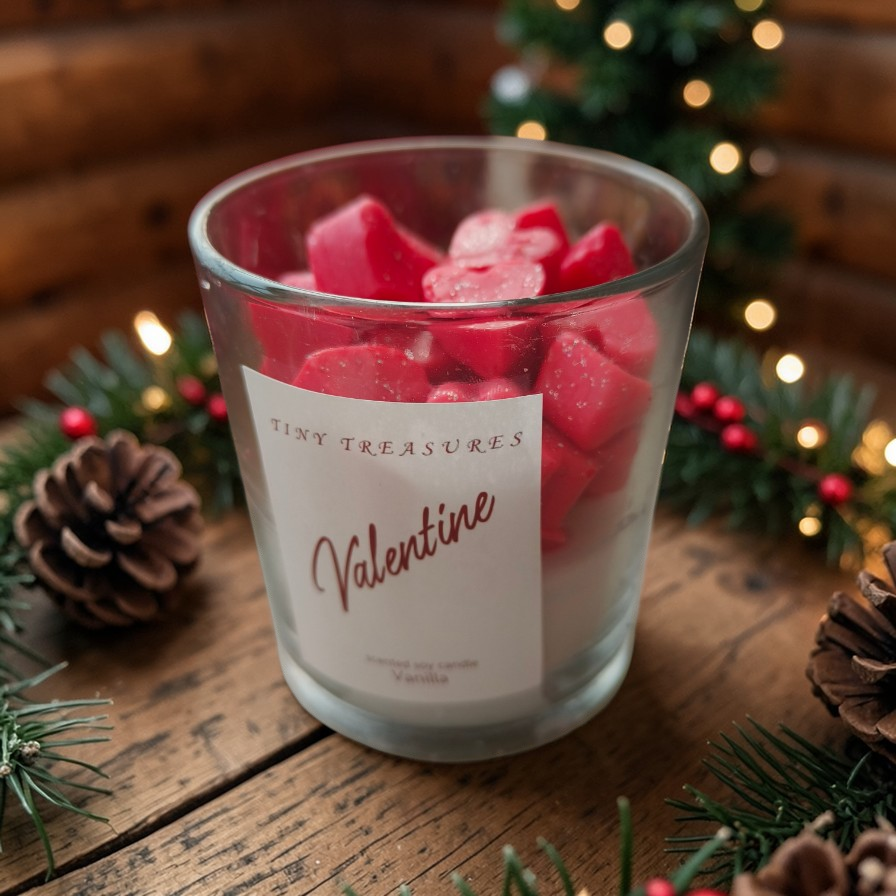 Valentine Heart Melt Candle