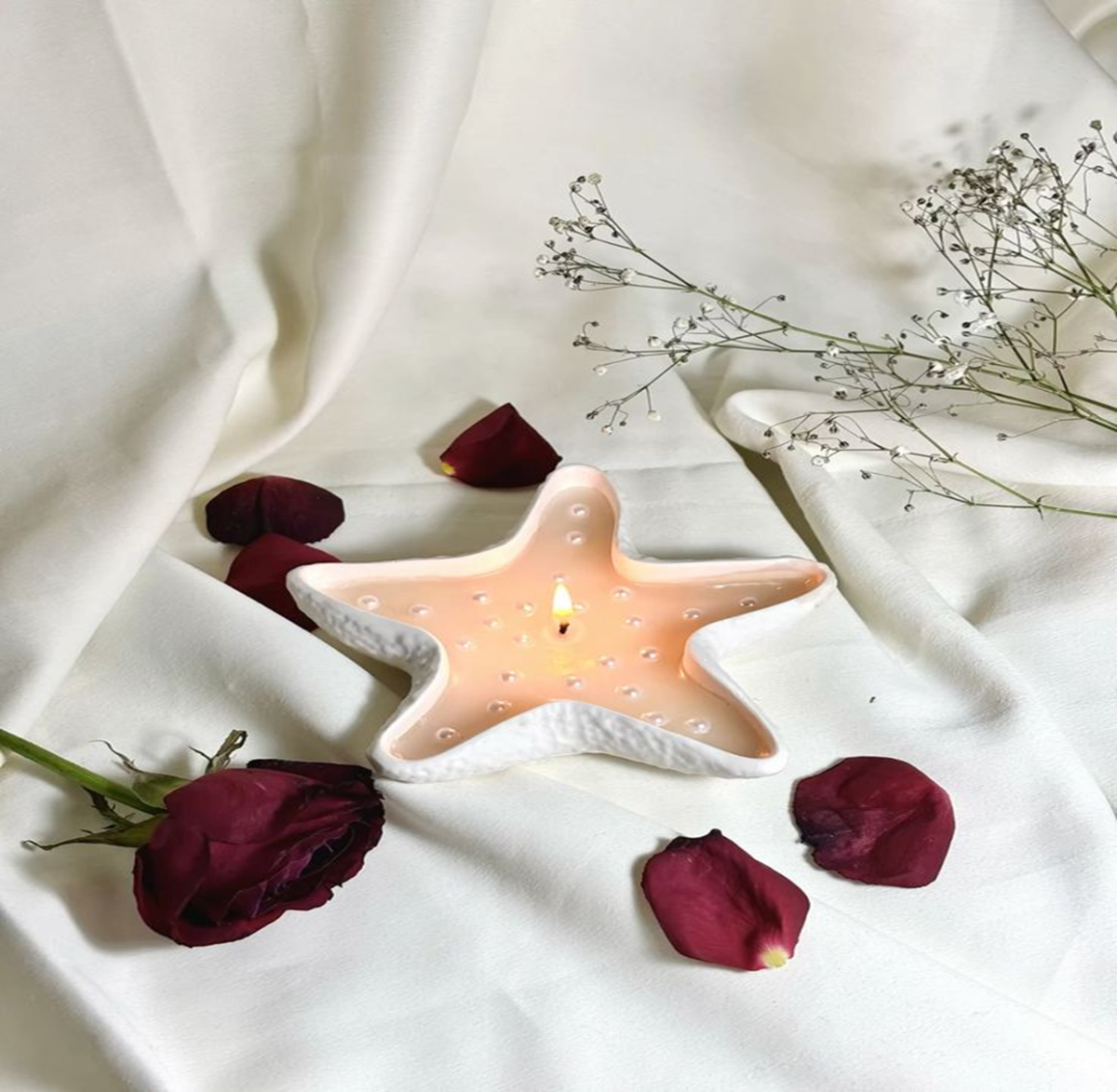 Star Luxe Concrete Candle