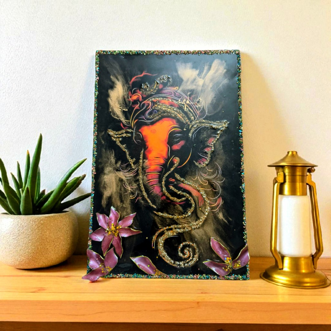 Modern Artistic Ganesha Wall Décor