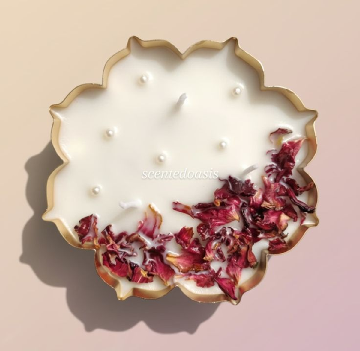 Festive Luxe Tray Candle 3.5