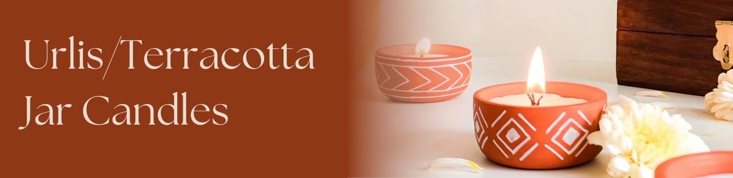 Urlis/terracotta jar candles