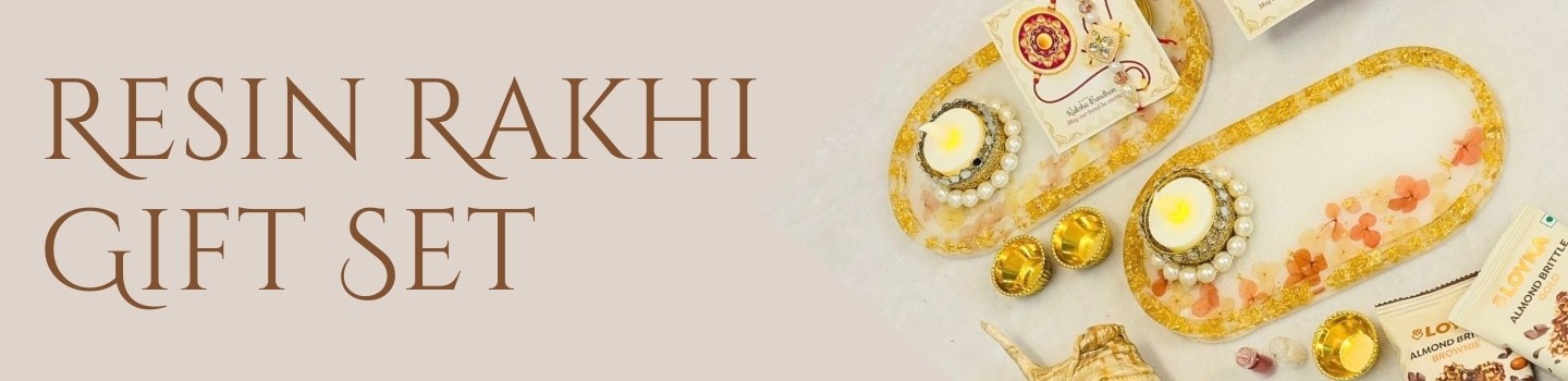 Resin Rakhi Celebration Gift set