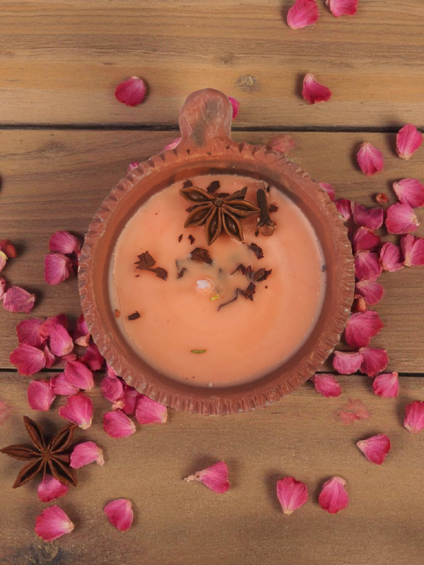 Spiced Festive Diya Candle