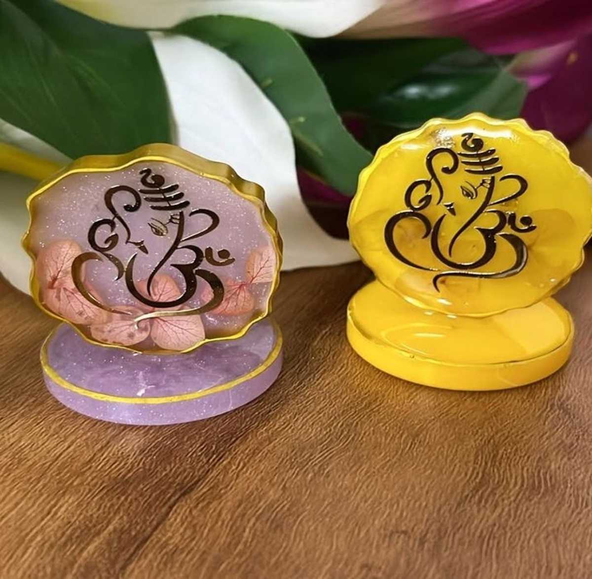 Resin Ganesha Décor Accent