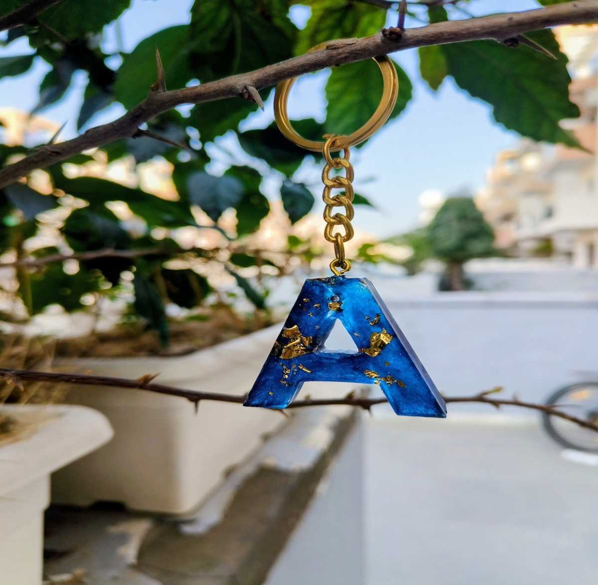 A initial keychain