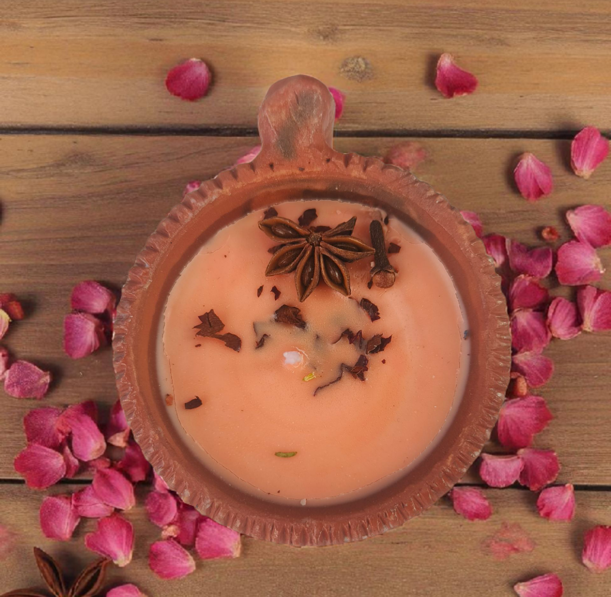 Terracotta Diya Candle