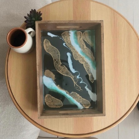 Resin Wooden Tray