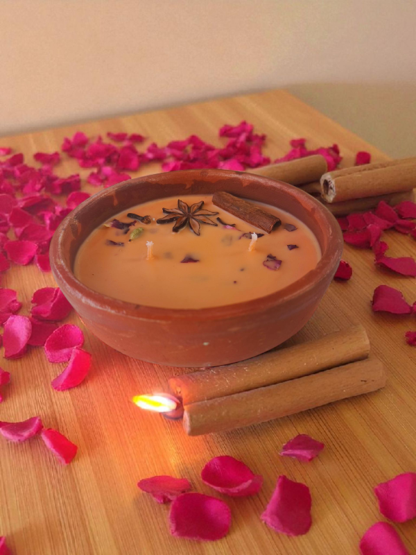 Spiced Serenity Terracotta Candle